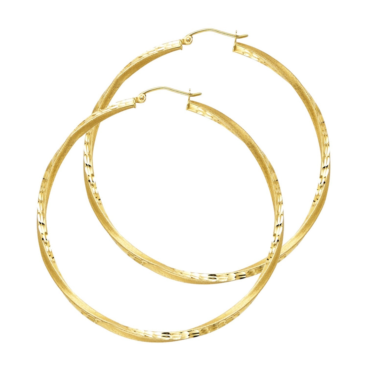 14KY SF DC 2.6MM SWIRL HOOP (45MM)