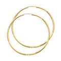 14KY 2MM BUD DC ENDLESS HOOP (50MM)