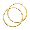 14KY 2MM BUD DC ENDLESS HOOP (40MM)