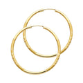 14KY 2MM BUD DC ENDLESS HOOP (30MM)