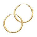 14KY 2MM BUD DC ENDLESS HOOP (25MM)