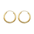 14KY 2MM BUD DC ENDLESS HOOP (17MM)