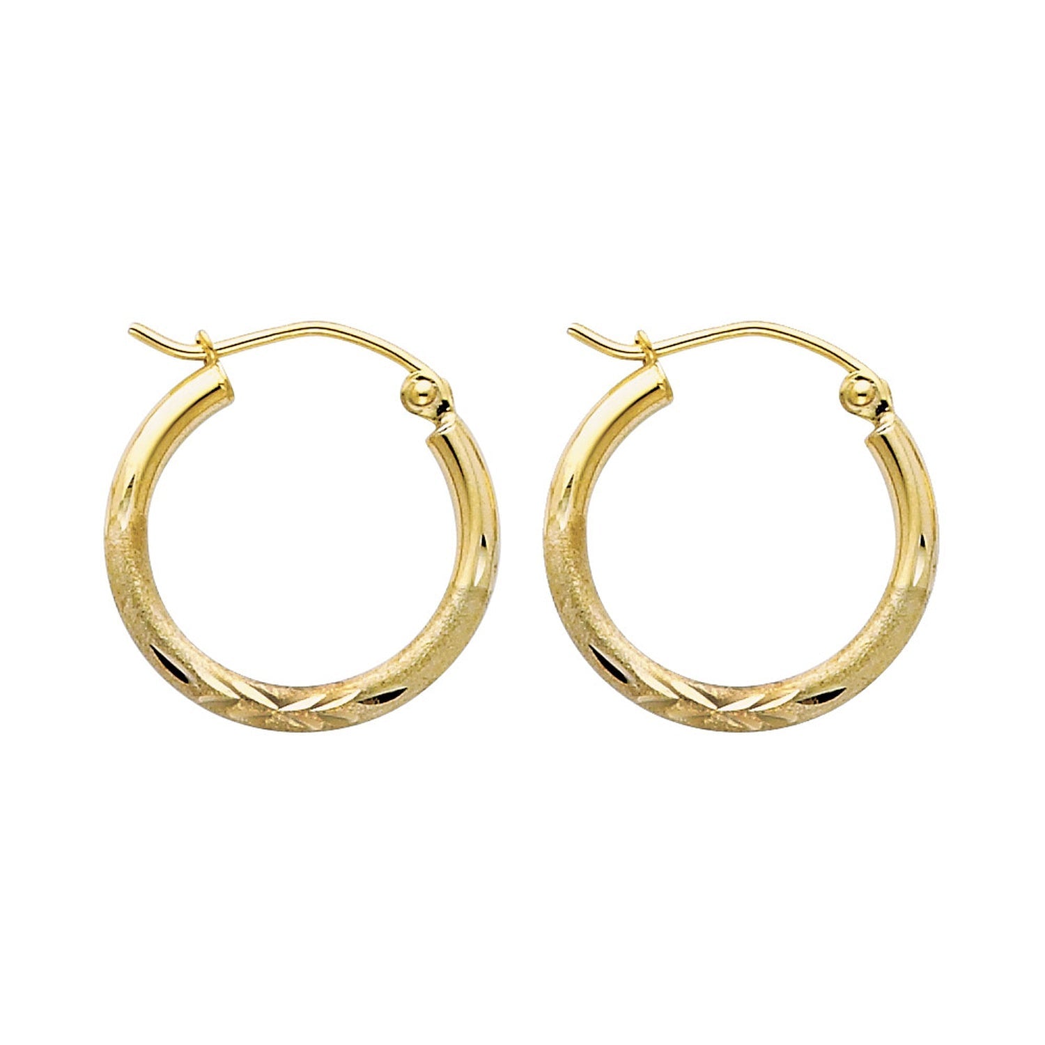 14KY 2MM BUD DC RD TUBE HOOP (17MM)