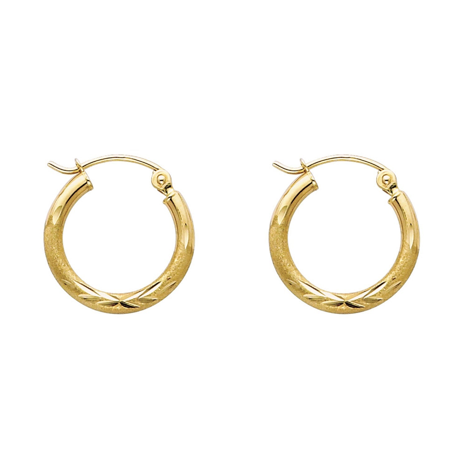 14KY 2MM BUD DC RD TUBE HOOP (15MM)