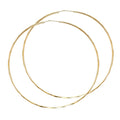 14KY 1.5MM FACETED RD TB HOOP (65MM)