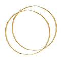 14KY 1.5MM FACETED RD TB HOOP (45MM)