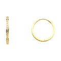 14KY CHANNEL RD CZ HUGGIES (18MM)