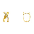 14KY X DESIGN RD CZ U-SH EA (8X15MM)
