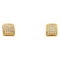 14KY FANCY CZ EARRINGS (ER316)