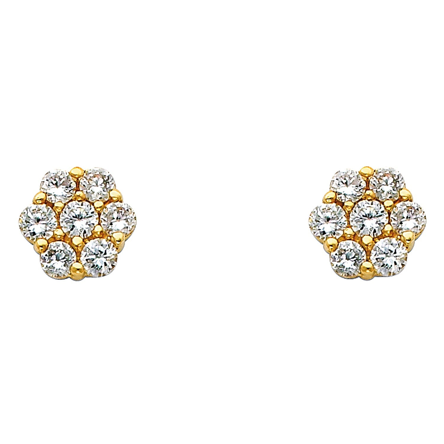 14KY CZ EARRINGS (ER322)