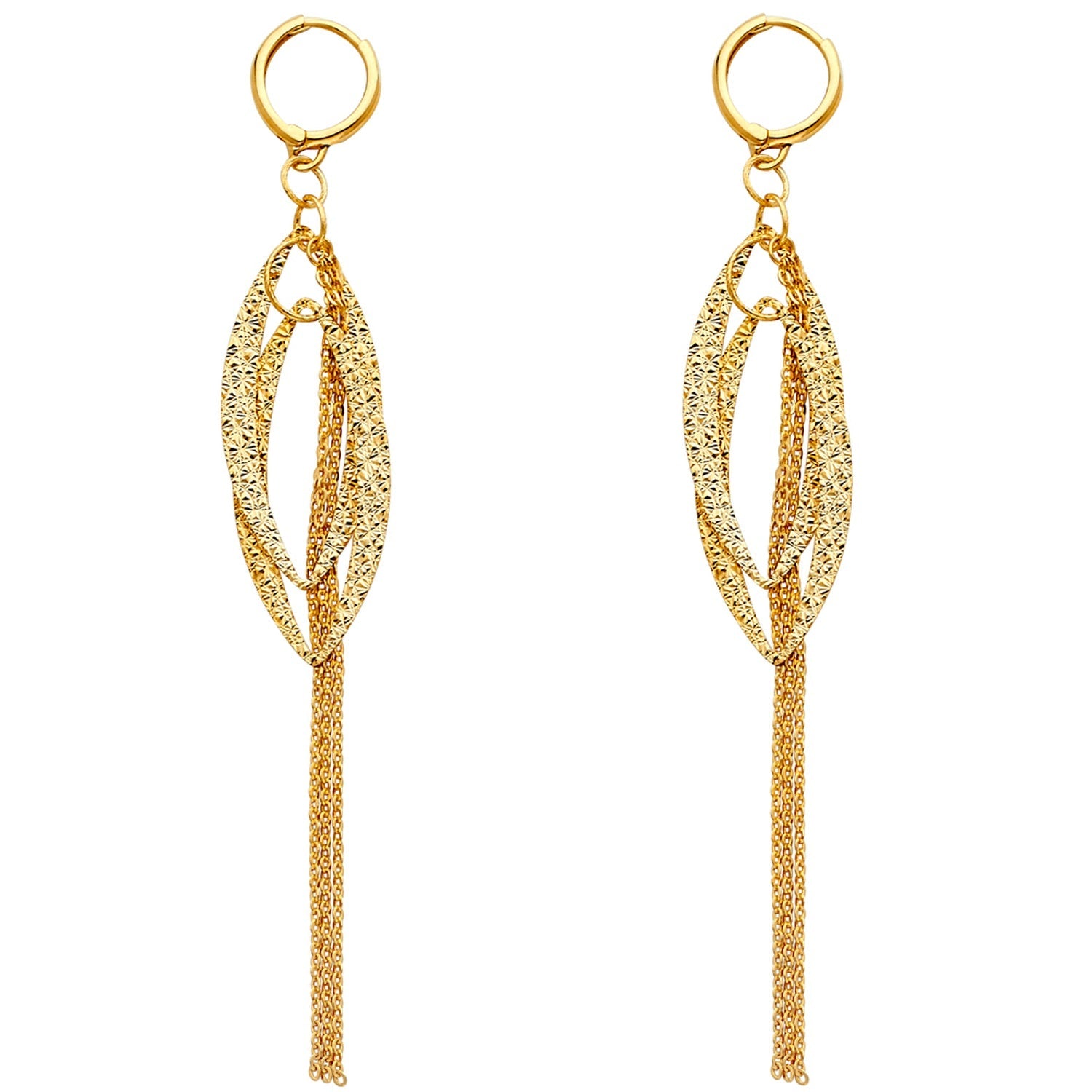 14KY DANGLING EARRINGS (ER329)