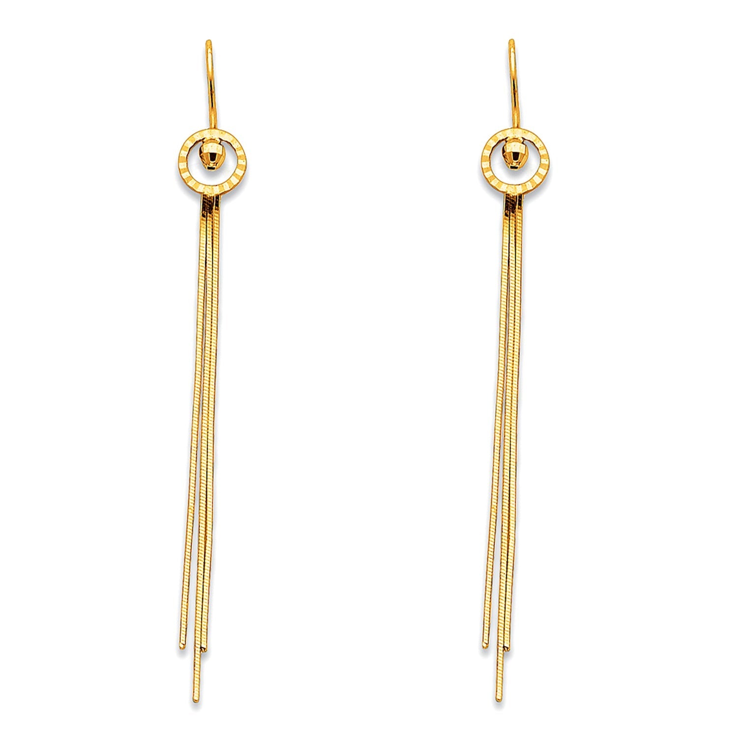14KY HANGING EARRINGS (ER366)