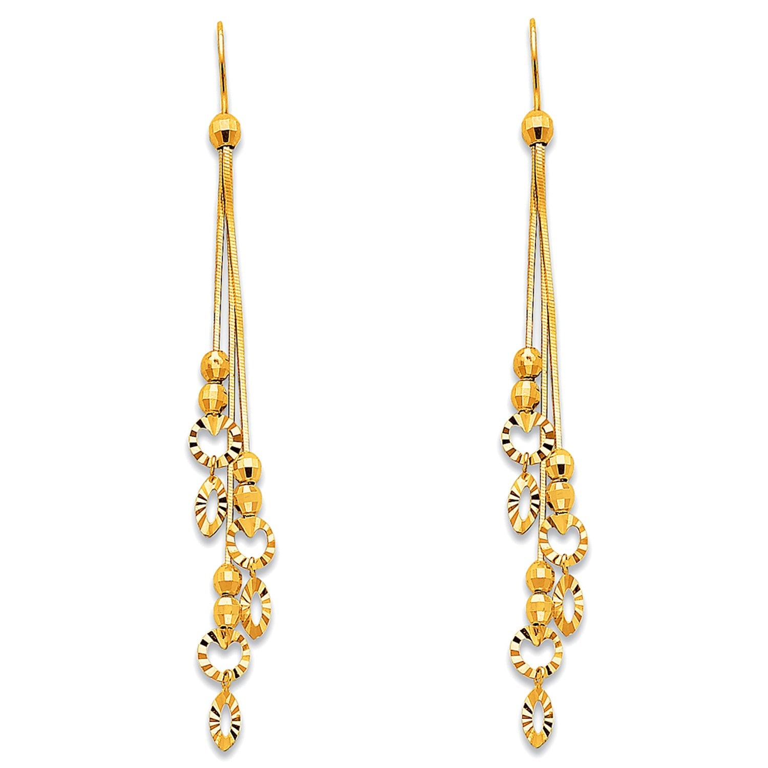 14KY HANGING EARRINGS (ER374)