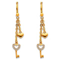 14KY HANGING EARRINGS (ER375)