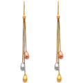 14K 3C HANGING EARRINGS (ER390)