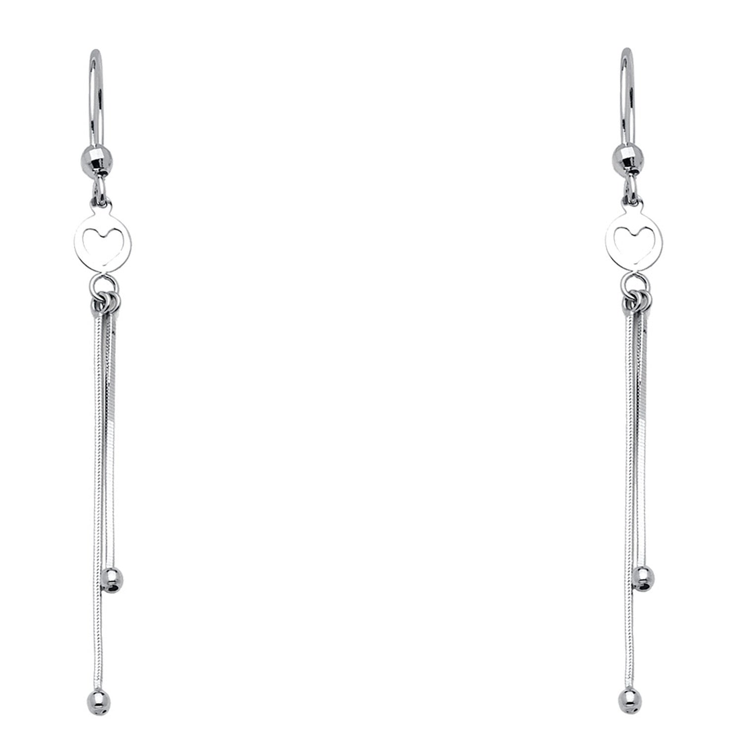 14KW HANGING EARRINGS (ER397)