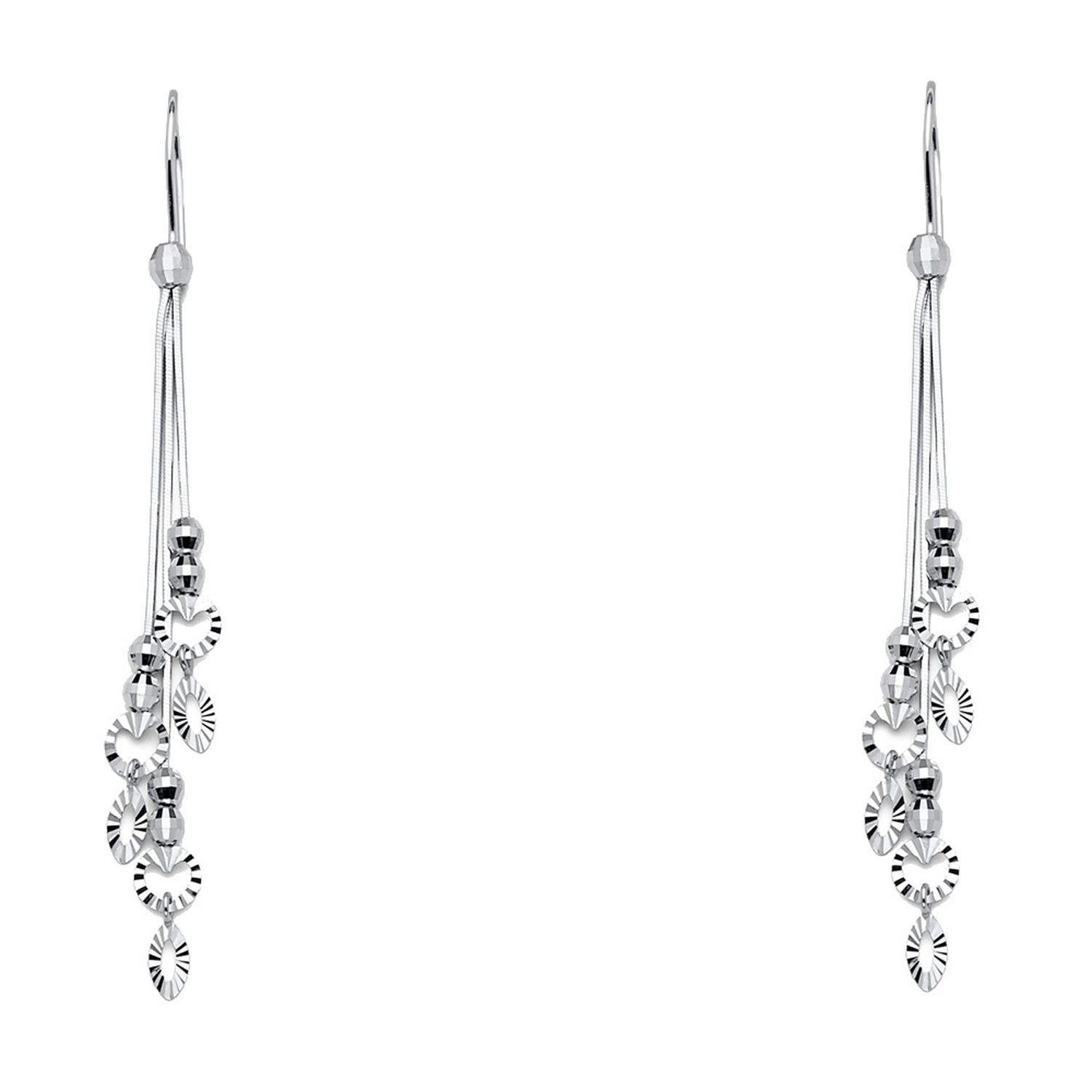 14KW HANGING EARRINGS (ER403)
