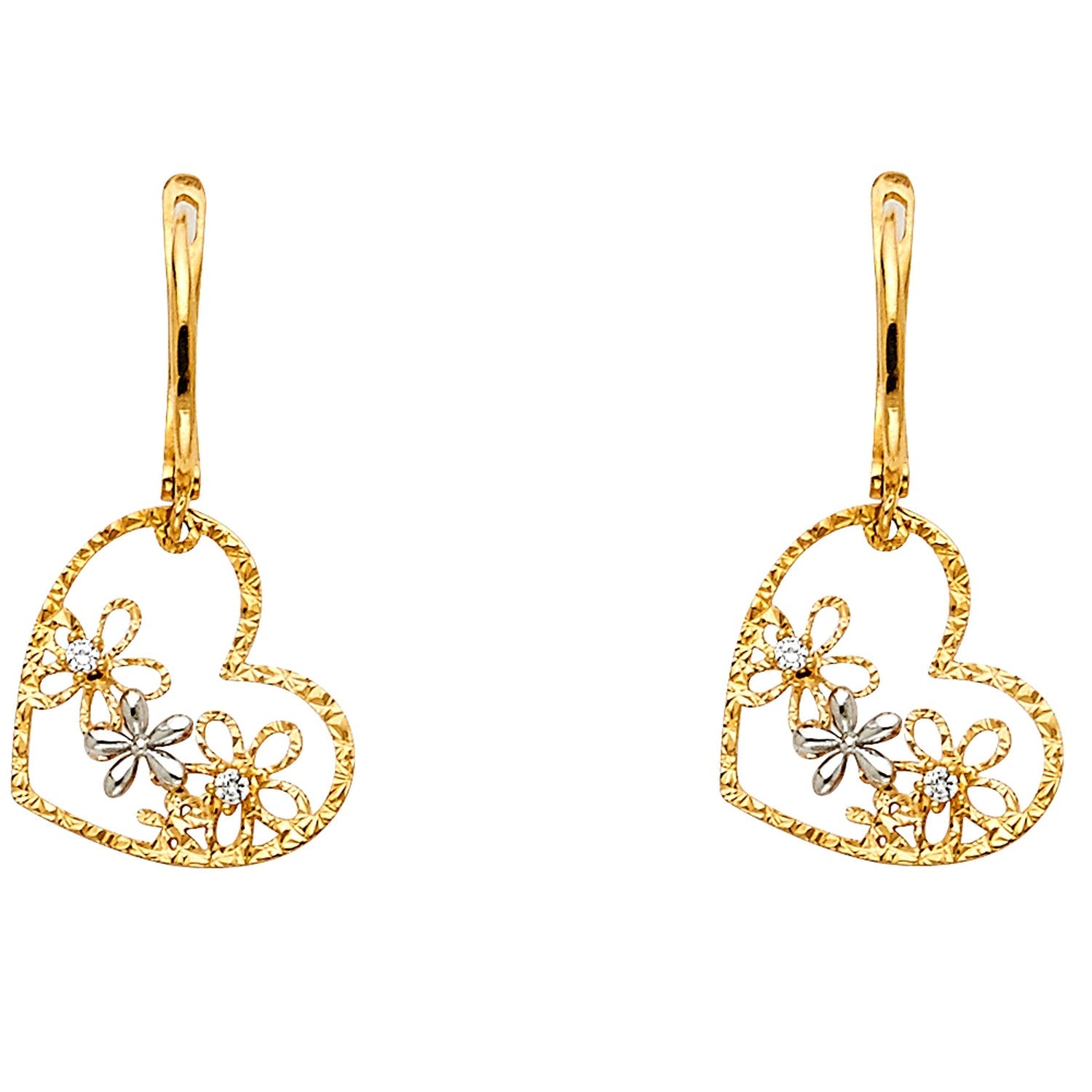14K 2T EARRINGS