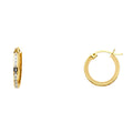 14K CZ EARRINGS (ER516)