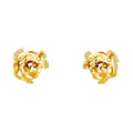 14KY FLOWER EARRINGS
