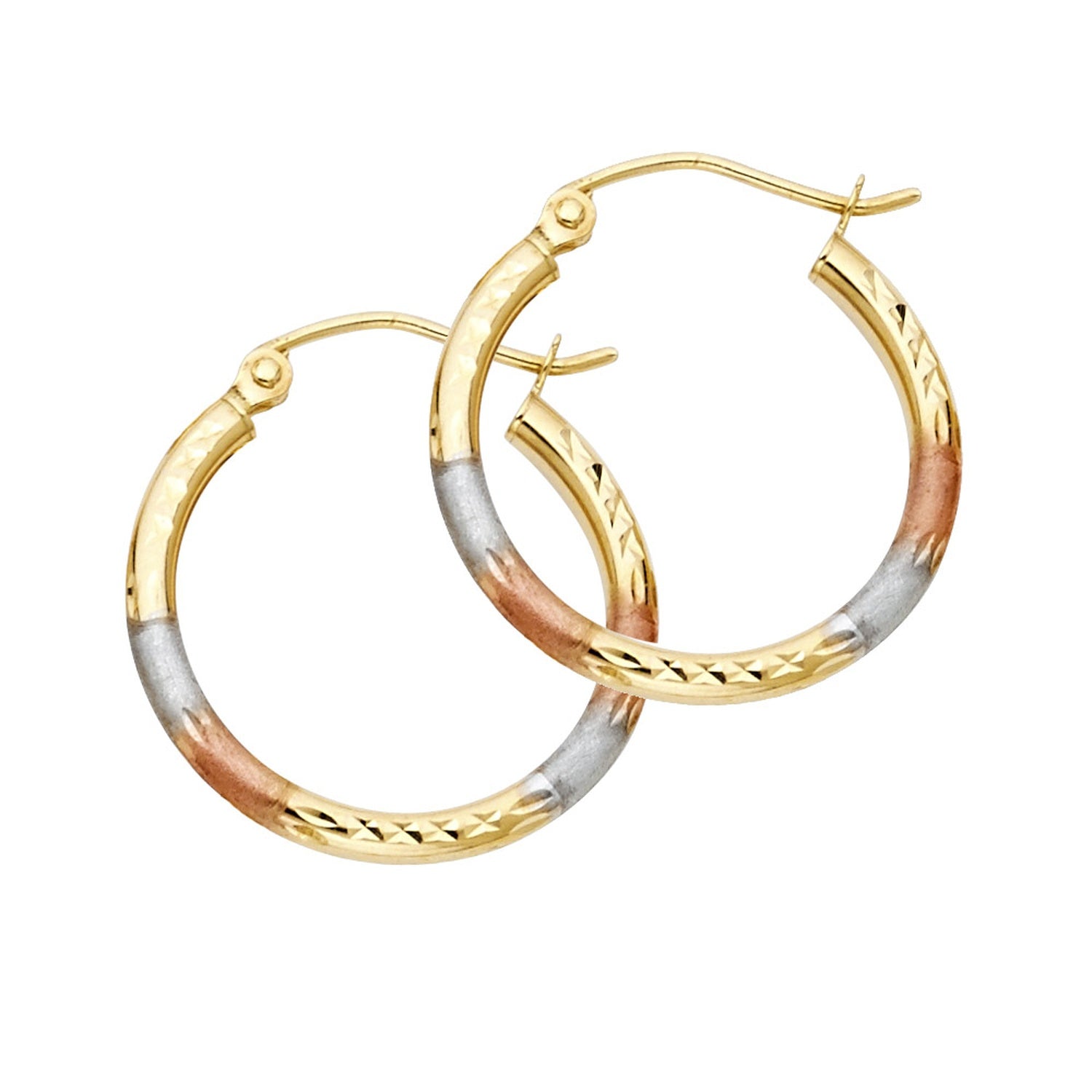 14K 3C 2MM RD TUBE DC RD HOOP (20MM)