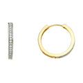 14K 2T CZ HUGGIES