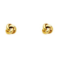 14KY LOVE KNOT EARRING