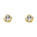 14K 2T ST-D/C RD EAR W/PB