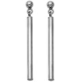 14KW RD BAR HANGING EARRING