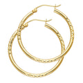 14KY DC HOOP EARRING