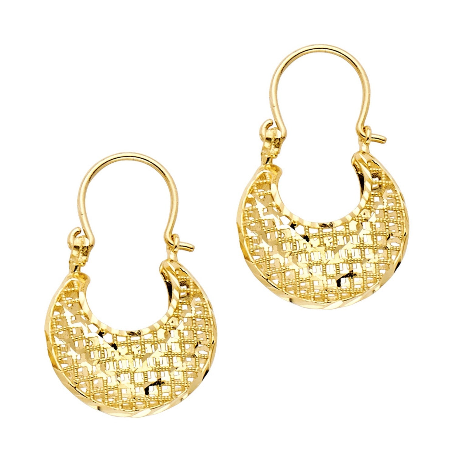 14KY DC BASKET EARRING