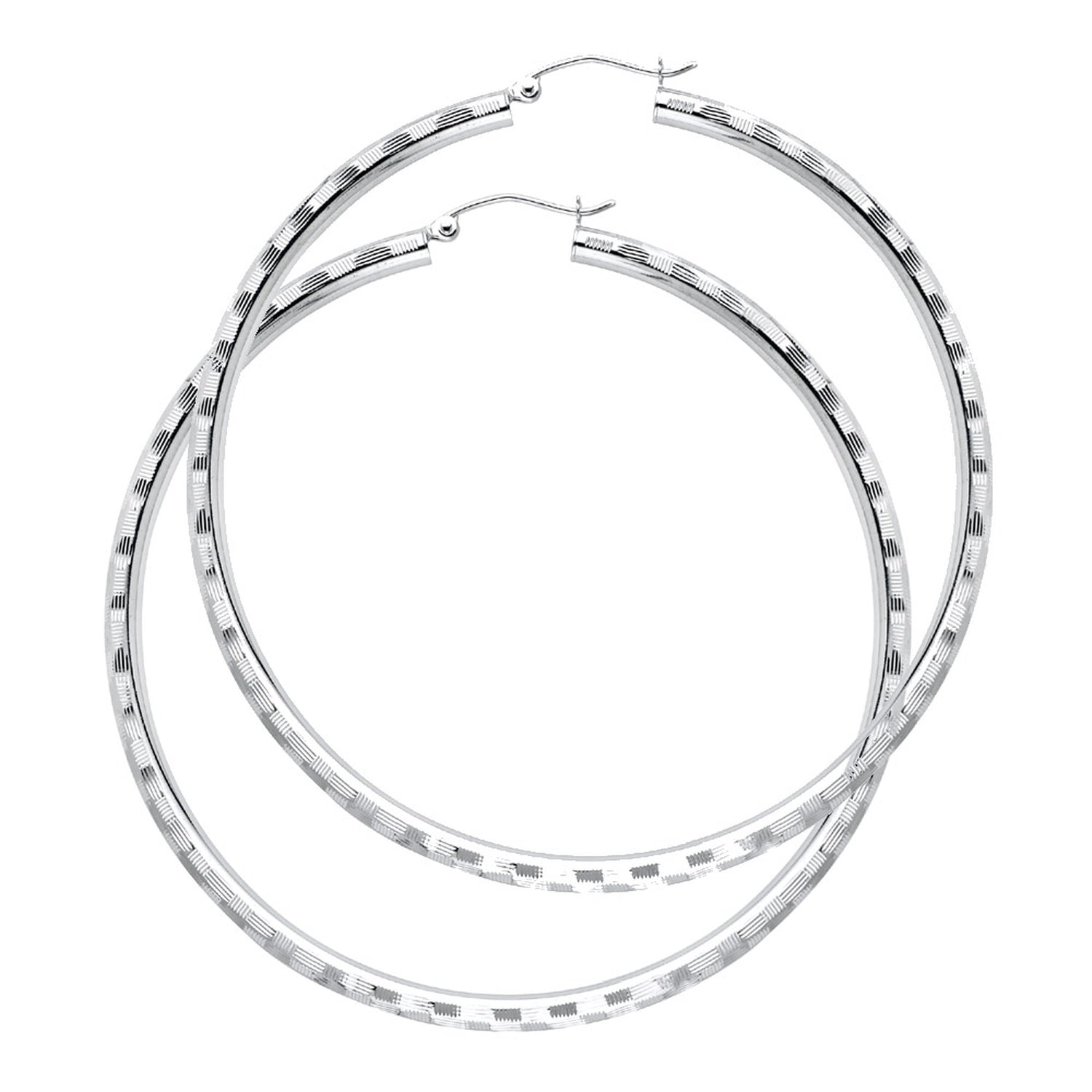 14KW 3MM DC HOOP EARRING