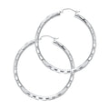 14KW 3MM DC HOOP EARRING