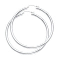 14KW 3MM PLAIN HOOP EARRING