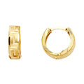 14KY DC STAMP HUGGIES EARRING