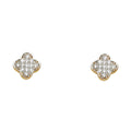 14K 2T CZ EARRING