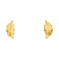 14KY SM LEAF POST EAR