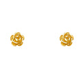 14KY SM FLOWER POST EAR