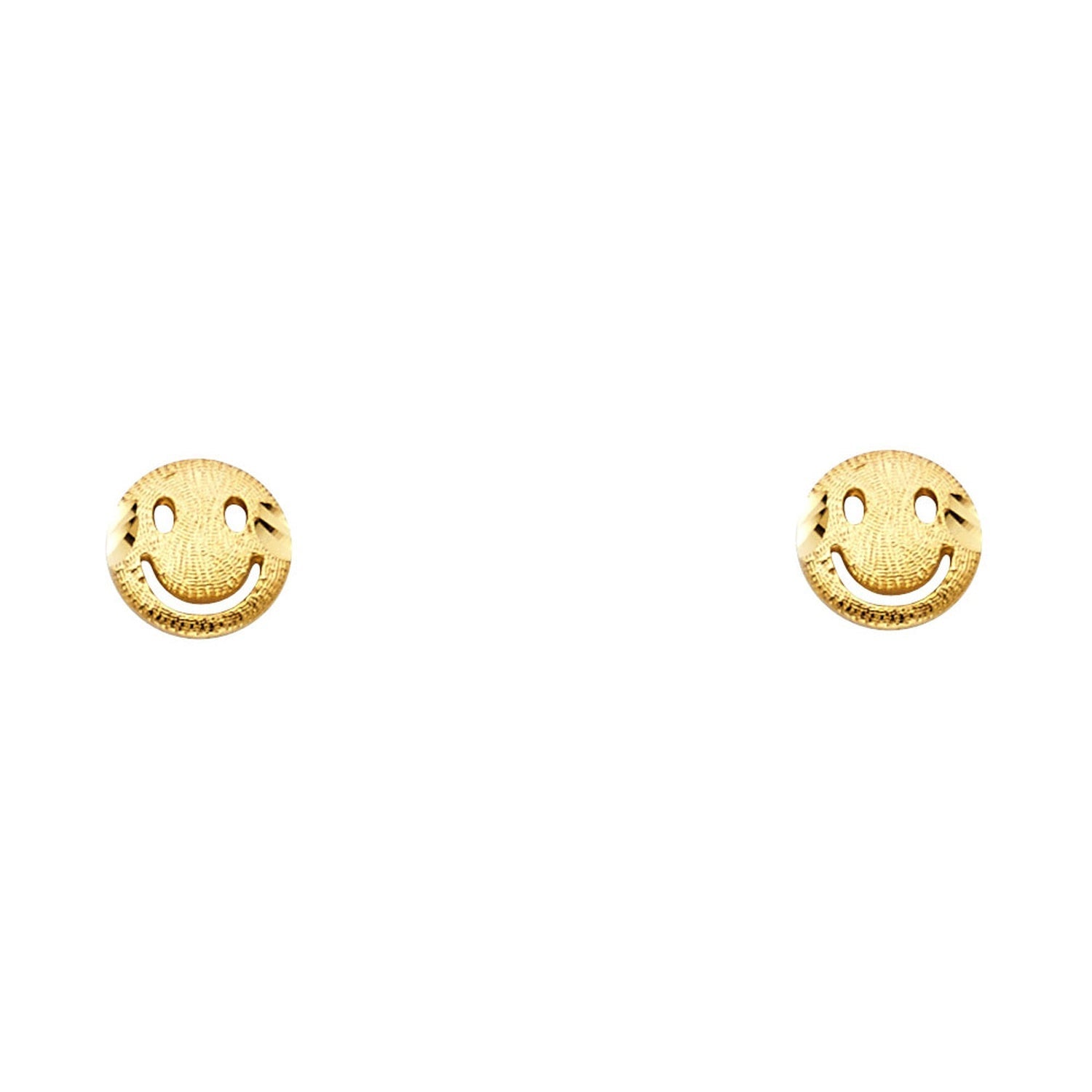 14KY SM SMILE POST EAR
