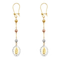 14K 3C GUADALUPE HANGING EAR
