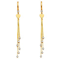 14KY CZ DANGLE HUGGIES