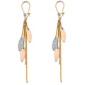 14K 3C DC DANGLE EARRING