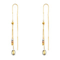 14K 3C HANGING EARRING