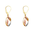 14K 3C Tear Drop type Earring