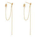 14KY Chain Hanging Earring