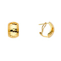 14KY Half Huggies Earring