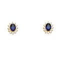 14KY Blue CZ Earring / Set