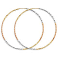 14K 3C 1.8mm Tube D.C. Endless Hoop Ear