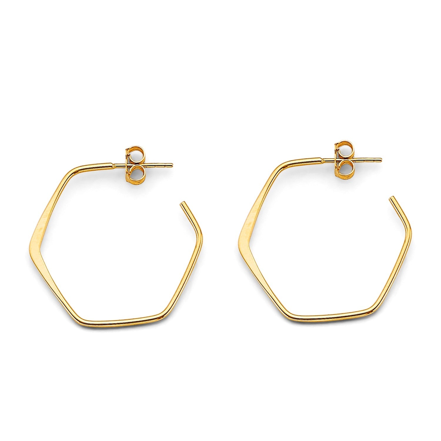 14KY Open Hoop Earring
