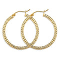 14KY D.C. Hoop Earring